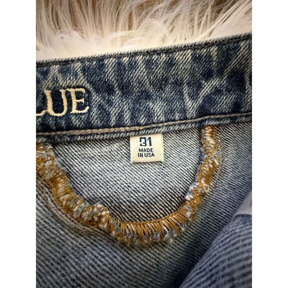 Daily Blue Skye Women's High Rise Flared Jeans Size 31 Medium Wash - Picture 6 of 16